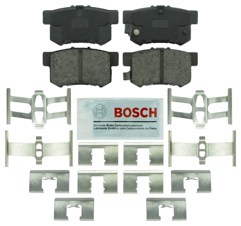 BOSCH BE537H Blue Ceramic Disc Brake Pad Set With Hardware - Compatible With Select Acura CL, CSX, ILX, RSX, TL, TSX, Vigor; Honda Accord, Civic, CR-Z, Prelude, S2000; Suzuki Kizashi, SX4; REAR - Image 5