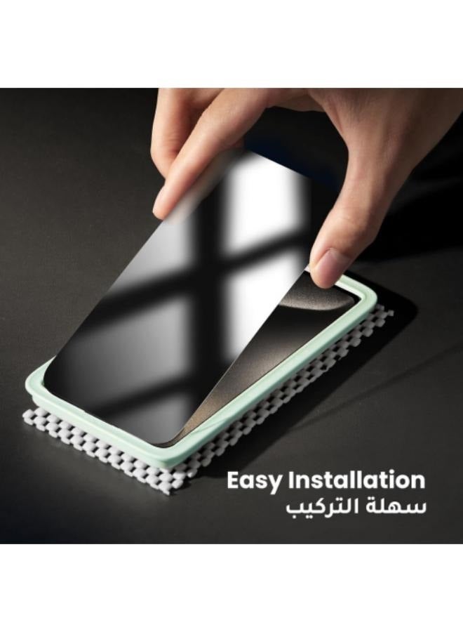 UGREEN Privacy Screen Protector with Frame for 15 Pro (1-Pack)