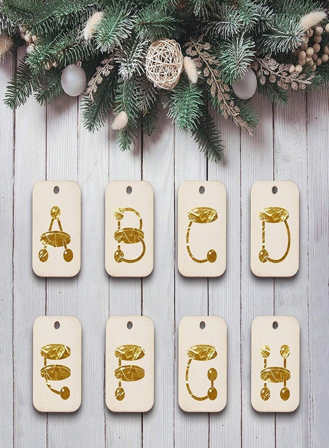 ROOT KRAFT MDF Cutouts | Wooden Cutout for Craft | Pine Wood | Unfinished Tags for Key Chain, Crafts, Xmas, Decorations, Painting | Resin Art Work | MDF Board Cutouts, Rectangle- [50pcs]-[5cmx3.5cm] - Image 5