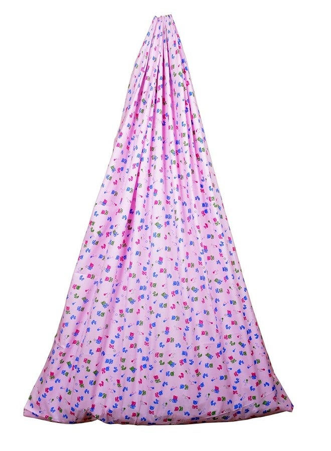 SJ SHINE Born Baby Hanging Swing Cradle Cotton thottil Cloth thuni for Babies Baby Boy's and Girl's Cotton Cloth Cradle/Zula//Jhula/Jhoola/uyalalu for new Born Babies Bed not Included (Pink) - Image 3
