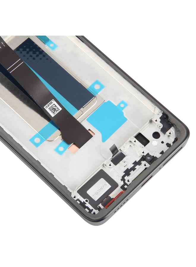 Replacement For Xiaomi Redmi Note 13 Pro+ Original AMOLED Material LCD Screen Digitizer Full Assembly with Frame Black - Image 4