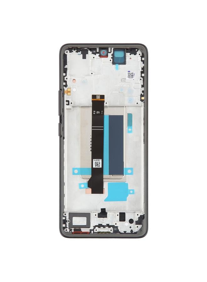 Replacement For Xiaomi Redmi Note 13 Pro+ Original AMOLED Material LCD Screen Digitizer Full Assembly with Frame Black - Image 3