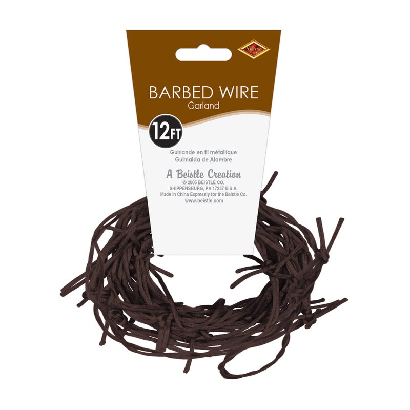 Beistle Rusty Barbed Wire Garland - Image 4