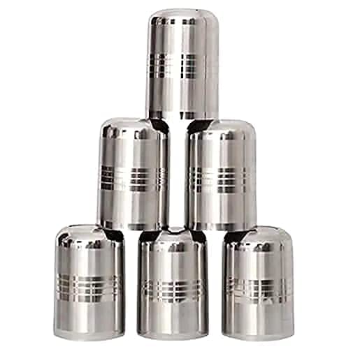 ZORROW MART طقم أكواب زورو مارت من الفولاذ المقاوم للصدأ 6 قطع - Image 5