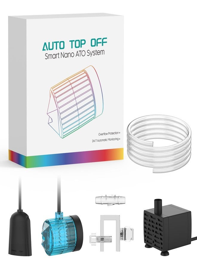 ATET Auto Top Off System ATO Saltwater Aquarium,Water Top Off System for Aquarium,Reef Tank＆Fish Tank- Blue - Image 1
