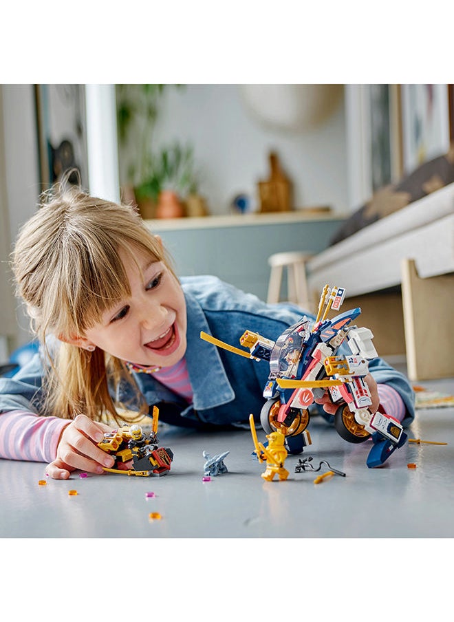 LEGO - Ninjago Sora’S Transforming Mech Bike Racer 71792 Building Toy Set; Featuring A Mech, A Dragon And 3 Minifigures; Gift For Kids Aged 8+ Who Love Buildable Toys And Ninja Action (384 Pieces) - Image 1