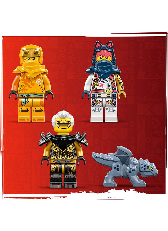 LEGO - Ninjago Sora’S Transforming Mech Bike Racer 71792 Building Toy Set; Featuring A Mech, A Dragon And 3 Minifigures; Gift For Kids Aged 8+ Who Love Buildable Toys And Ninja Action (384 Pieces) - Image 1