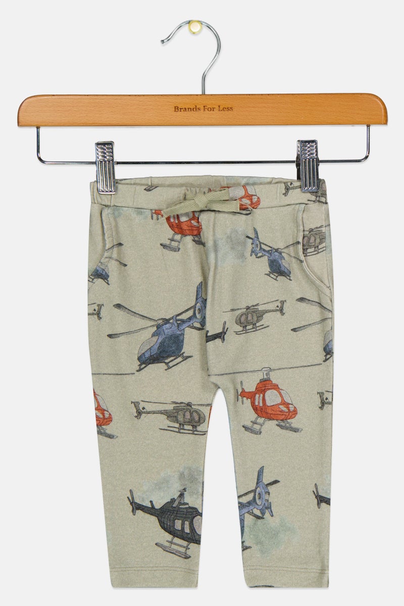 NAME IT Toddlers Boy Graphic Print Pants, Multicolor - Image 1