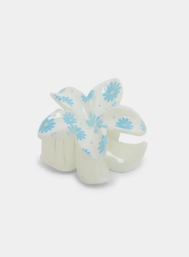 Styli Kids Blue Floral Hair Claw