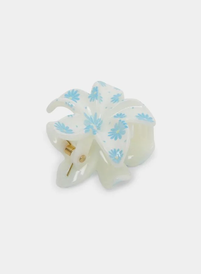 Styli Kids Blue Floral Hair Claw