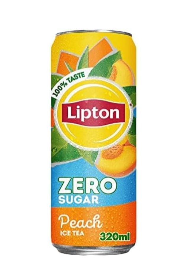 Lipton Zero Sugar Peach Iced Tea 320ml - Image 2