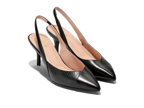 Cole Haan Women's Go-to Slingback 65MM, Black Lizard, 7.5-B US - Image 1
