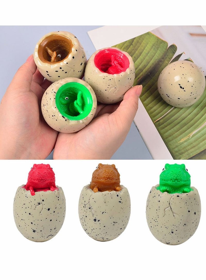 SYOSI Squeeze Dinosaur Toys Decompression Evil Tyrannosaurus Rex Cup, Sensory Fidget Toys, Squishes Toy Stress Relief for Kids & Adult Tricky Funny 3 PCS/ Set - Image 4