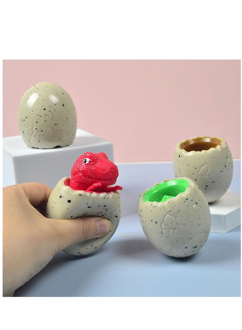 SYOSI Squeeze Dinosaur Toys Decompression Evil Tyrannosaurus Rex Cup, Sensory Fidget Toys, Squishes Toy Stress Relief for Kids & Adult Tricky Funny 3 PCS/ Set - Image 2