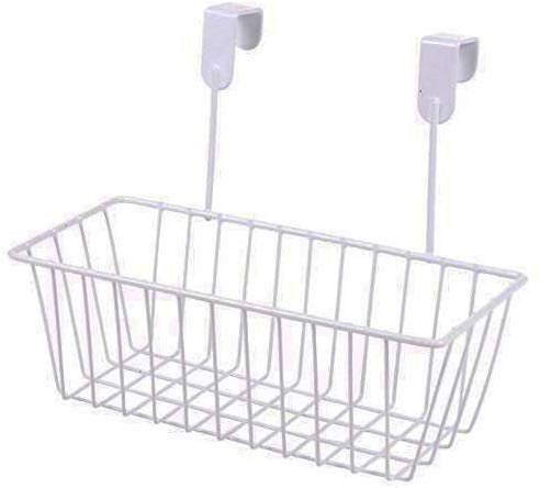 Go Hooked سلة تخزين معدنية معلقة من Go Hooked لتنظيم الأبواب في الحمام بألوان متنوعة، موفرة للمساحة، متعددة الاستخدامات، قوية، أنيقة، متينة، عصرية، أنيقة، عبوة من 2 - Image 3