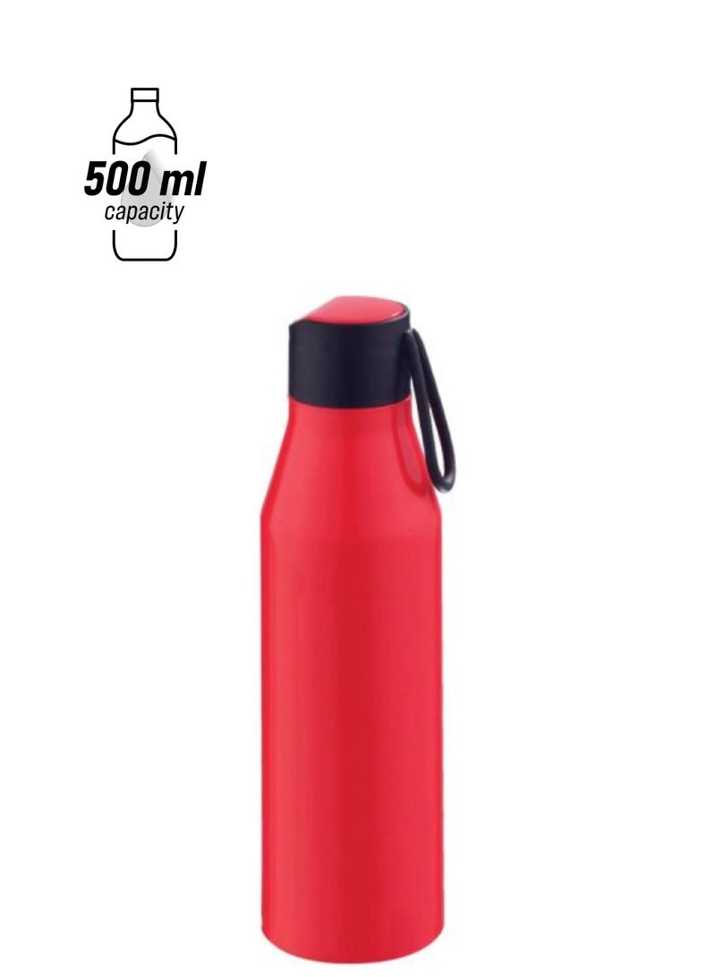 Top Pick Bolt Plastic Water Bottle Red 500Ml