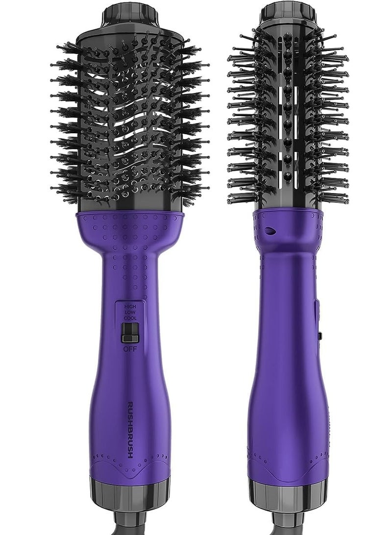 Rush Brush V2 Pro Purple Ion Technology, Wide Oval Design 19cm, 1300W, 3Heat/2Speed  - Image 2