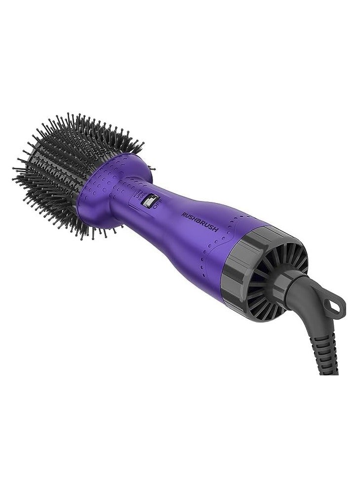 Rush Brush V2 Pro Purple Ion Technology, Wide Oval Design 19cm, 1300W, 3Heat/2Speed  - Image 1