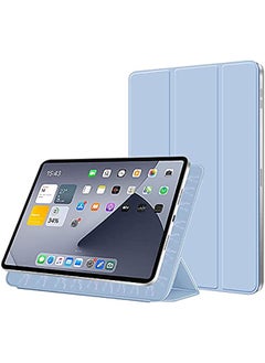 kenke Case for iPad Pro 11 Inch 4th/3rd/2nd/1st Generation (2022/2021/2020/2018 Model), Rebound Magnetic Slim Trifold Stand Smart Cover, Support 2nd Gen Pencil Charging, Auto Sleep/Wake, Light Blue