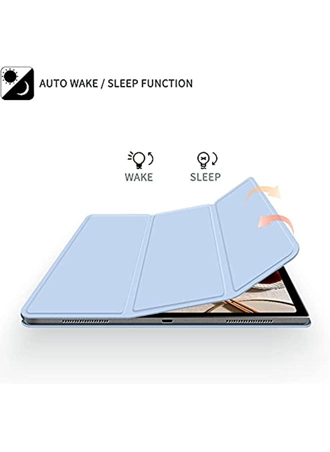HuHa - kenke Case for iPad Pro 11 Inch 4th/3rd/2nd/1st Generation (2022/2021/2020/2018 Model), Rebound Magnetic Slim Trifold Stand Smart Cover, Support 2nd Gen Pencil Charging, Auto Sleep/Wake, Light Blue - Image 1