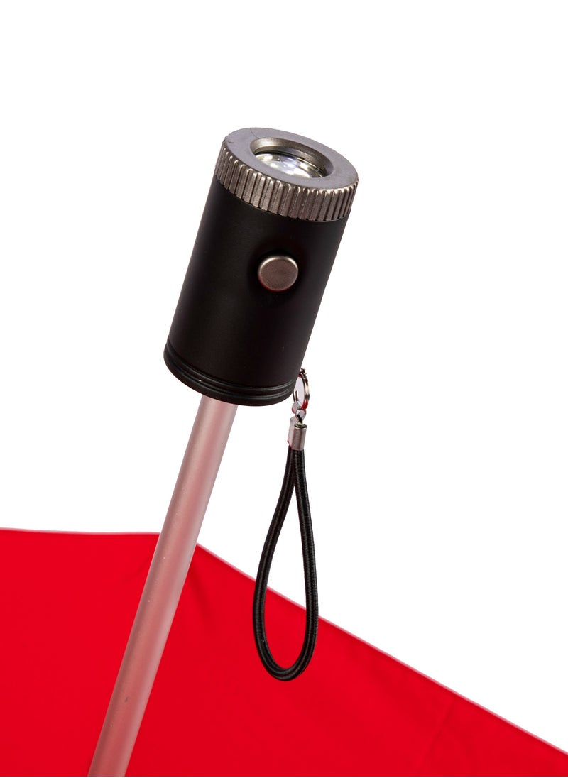 BiggBrella - Red Umbrella With Led Torch Handle Durable - Image 1