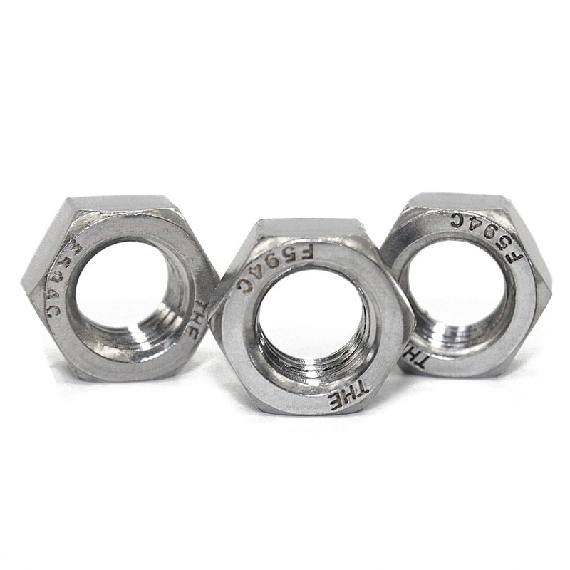 Fullerkreg 3/8"-16 Stainless Hex Nut, by Bolt , 304 18-8 Stainless Steel Nuts,Quantity 25 - Image 1