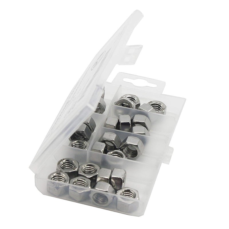Fullerkreg 3/8"-16 Stainless Hex Nut, by Bolt , 304 18-8 Stainless Steel Nuts,Quantity 25 - Image 5