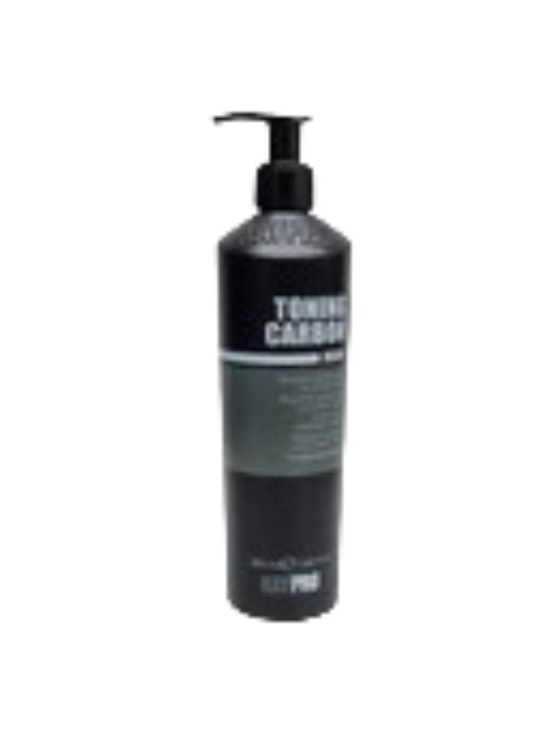 Toning Carbon - Charcoal Mask for Neutralizing Unwanted Yellow and Orange Reflections for Colored Hair - 350 ml