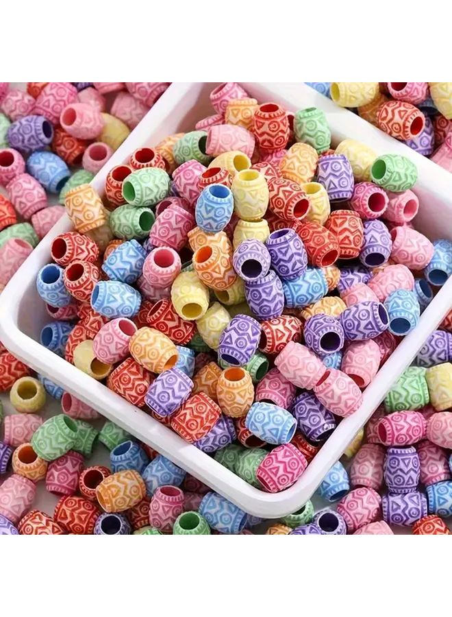 300pcs Large Hole Beads For Jewelry Making In Pastel And Vibrant Colors - Image 3