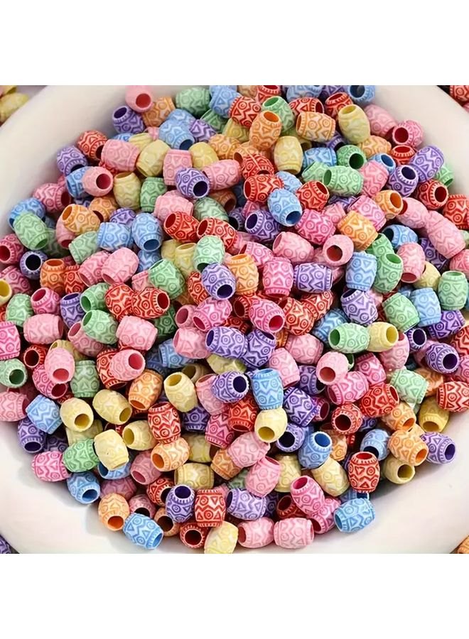 300pcs Large Hole Beads For Jewelry Making In Pastel And Vibrant Colors - Image 2