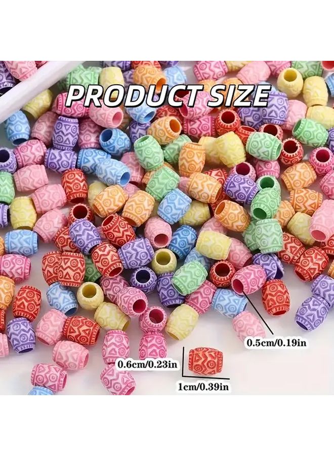 300pcs Large Hole Beads For Jewelry Making In Pastel And Vibrant Colors - Image 4