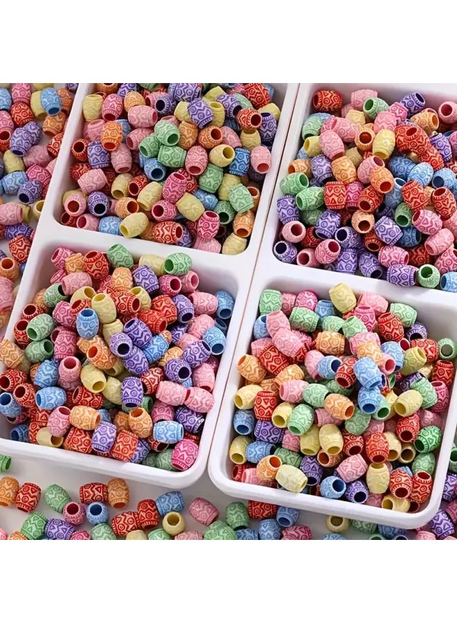 300pcs Large Hole Beads For Jewelry Making In Pastel And Vibrant Colors - Image 5