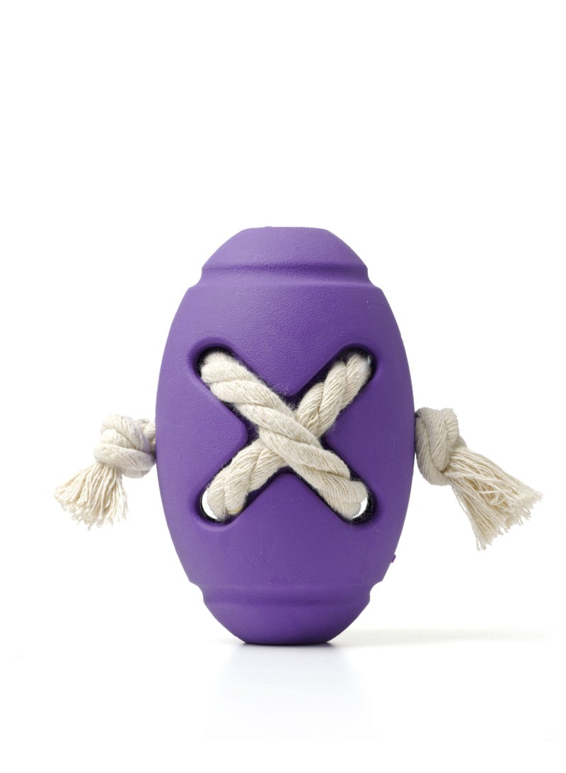 GULFLINK Non Toxic Natural Rubber Squeaky Toy For Dogs Purple - Image 1