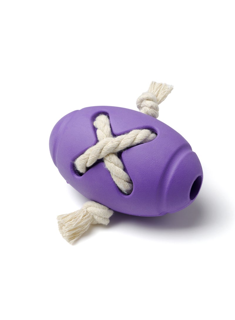 GULFLINK Non Toxic Natural Rubber Squeaky Toy For Dogs Purple - Image 2