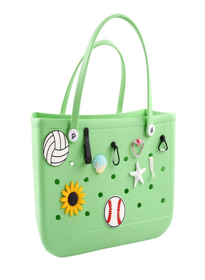 Vagocom 24Pcs Flower Charms Accessories for Bogg Bag, 8 Colors and 3 of Each Color,1inch/2.5cm Insert Decorative for Simply Southern Tote,Simple Modern Handbag and Rubber Beach Bag - Image 5