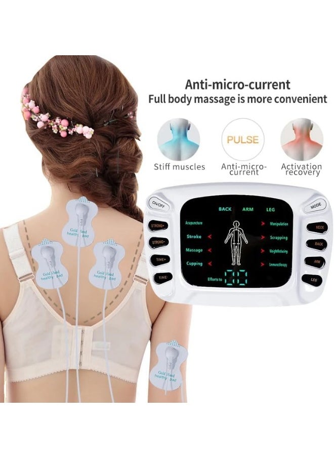 Plan A Multifunctional Electric Pain Relief Massager - EMS Digital Muscle Stimulator with Acupuncture Technology, Physiotherapy Device for Relaxation, Blood Circulation, Muscle Pain Relief  - Image 4