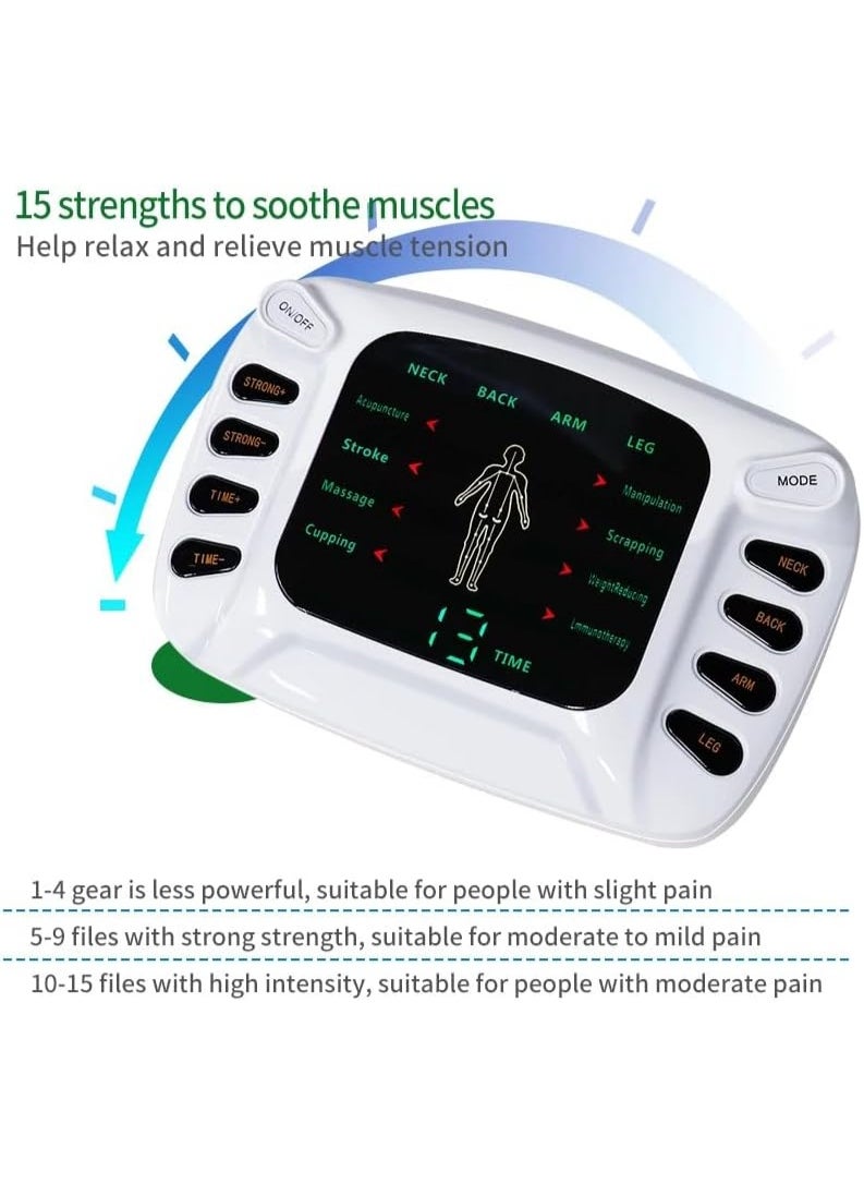 Plan A Multifunctional Electric Pain Relief Massager - EMS Digital Muscle Stimulator with Acupuncture Technology, Physiotherapy Device for Relaxation, Blood Circulation, Muscle Pain Relief  - Image 5