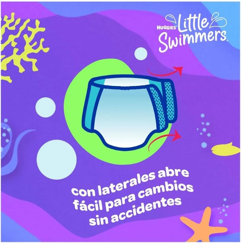 Huggies Little Swimmers Swim Pants Diaper, Size Small - Image 4