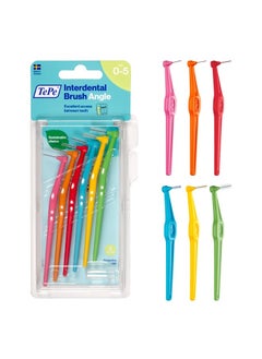 Tepe Interdental Brush Angle, Angled Dental Brush for Teeth Cleaning, Multi Pack  - Image 1