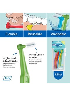 Tepe Interdental Brush Angle, Angled Dental Brush for Teeth Cleaning, Multi Pack  - Image 5