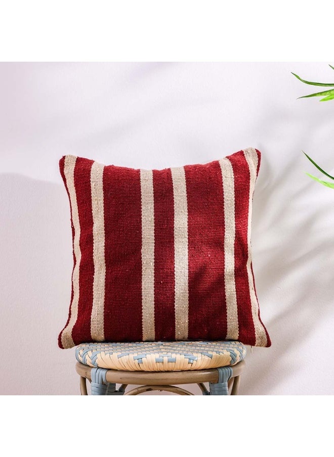 DANUBE HOME - Outdoor Woven Cushion | Patio Throw Pillow Winter Garden Farmhouse Decor Outdoor Furniture | Decorative Pillows For Outdoor Seating Chair Sofa Swings 45X45cm-Multi Color 231202708926 - Image 1