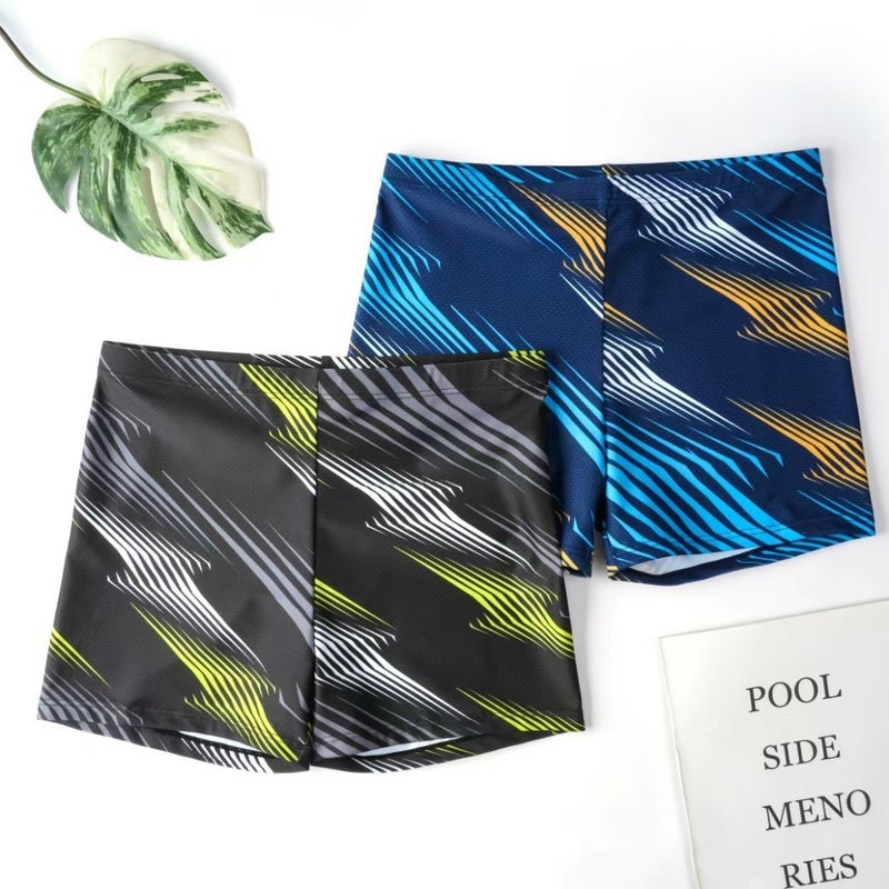 New Men''s Swimming Trunks, Anti-Embarrassment Adult Swimming Trunks, Large Size, Loose Fit, Professional Quick-Dry Boxer Swimming Trunks for Men - Image 3