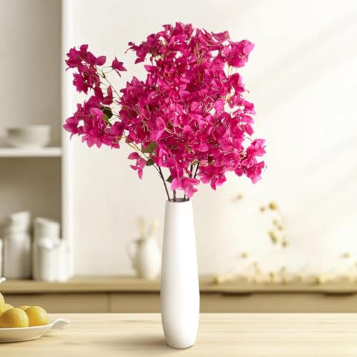 CURATED CART Bougainvillea Artificial Flowers 30 Inch Pink - 2PCS Realistic Silk Faux Flower, UV Resistant Long Stem, Fake Hanging Vines for Outdoor Wedding Arch, Garden, Porch, Patio & Home Decor - Image 5