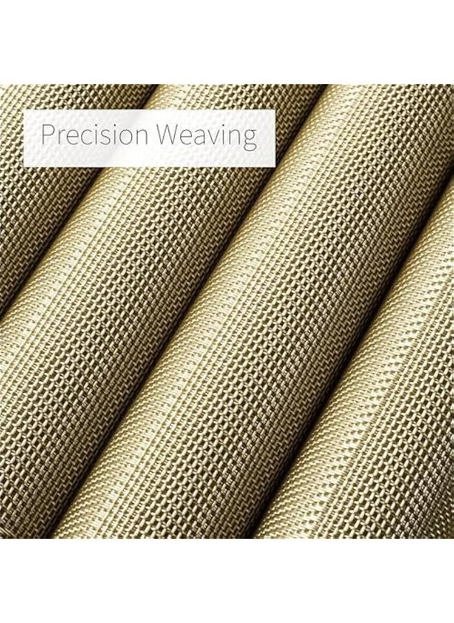 HOOKOR 12 Pcs Heat Resistant Placemats, Dining Room Table Mats, Protect Surfaces, Woven Placemat Setting for Dinner, Washable Vinyl Food Grade Mat (22-05-12p)  - Image 4
