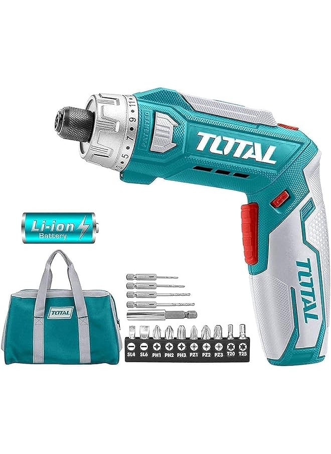 Total Tools - Cordless Screwdriver Lithium Ion 8V Tsdli0802 - Image 1