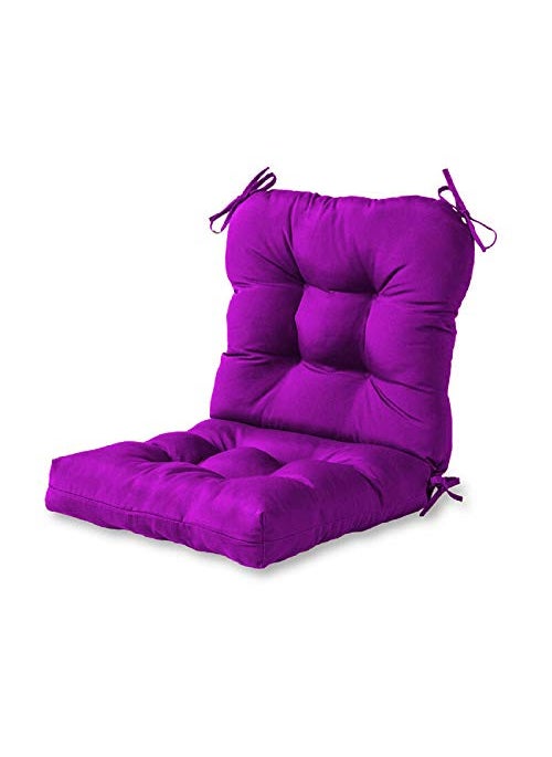 Mom's Moon Moms Moon Multi use Chair PadBack SupportChair Cushion for Rocking Chair Wooden Swing Chair Home Office Chair Indoor and Outdoor Setting Pack of 2 40 X 40 Cm Purple  - Image 2