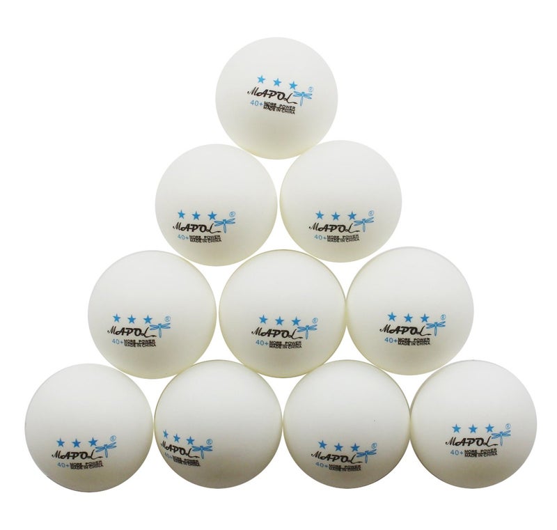 MAPOL 50 White 3-Star Table Tennis Ball Premium Training Ping Pong Balls - Image 2