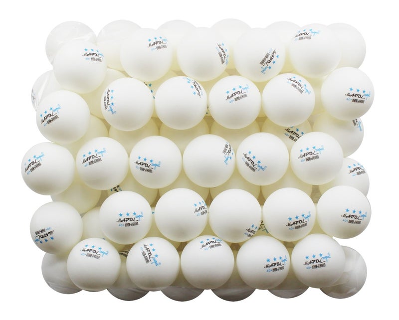 MAPOL 50 White 3-Star Table Tennis Ball Premium Training Ping Pong Balls - Image 1