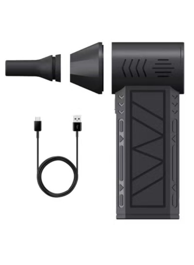 JAJEEK Compressed Air Duster & 130,000 RPM Cordless Dust Blower – Powerful Turbo Jet Mini Electric Blower & Vacuum Cleaner for Electronics, Laptops, Car Interiors – Portable, Rechargeable Super Fan Air Blower for Deep Cleaning & Detailing – Lightweight & Eco-Friendly  - Image 1