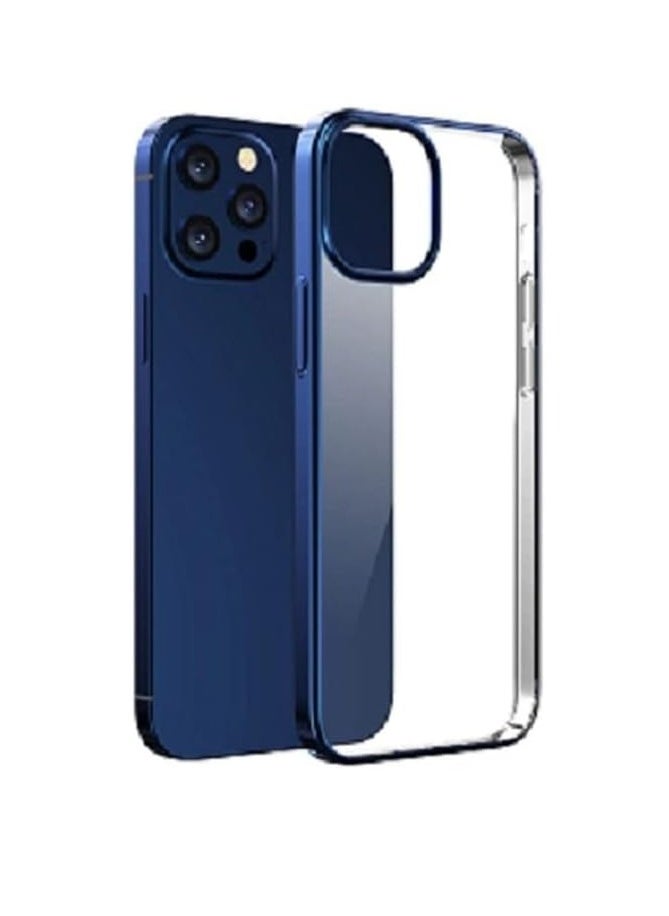devia - iPhone 12 Pro Case by Devia Transparent Drop and Scratch Resistant The protective case is specially designed to withstand drops from a height of up to 1.2 meters in blue color - Image 1